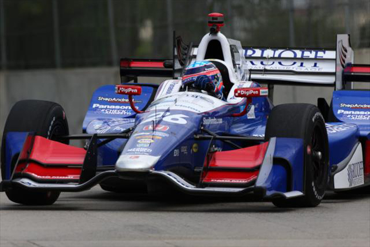 【インディカー】 第7戦 フリー走行2回目：エリオが首位、佐藤琢磨は6番手