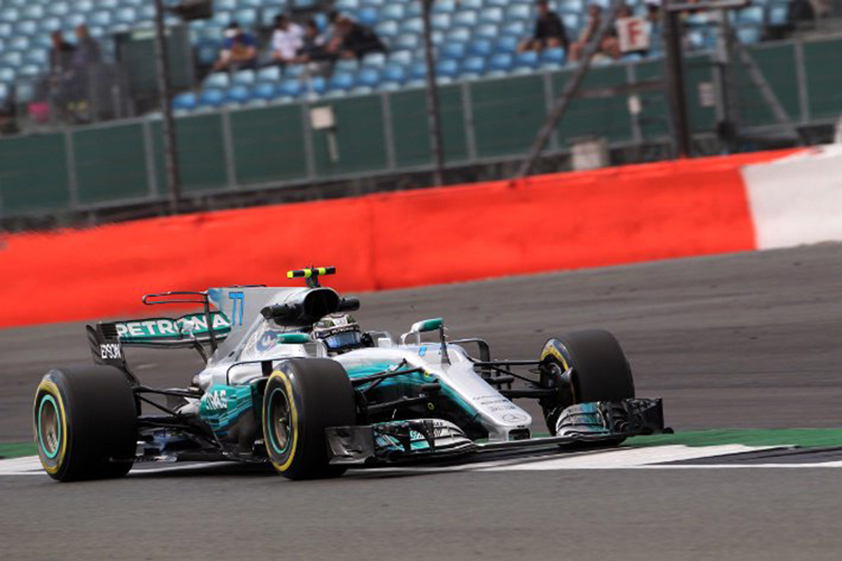 F1イギリスGP フリー走行2回目：バルテリ・ボッタスが最速タイム