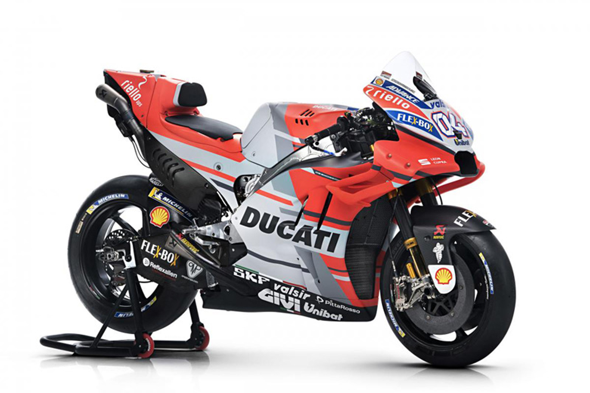 【MotoGP】 ドゥカティ、デスモセディチGP18のスタジオショットを公開