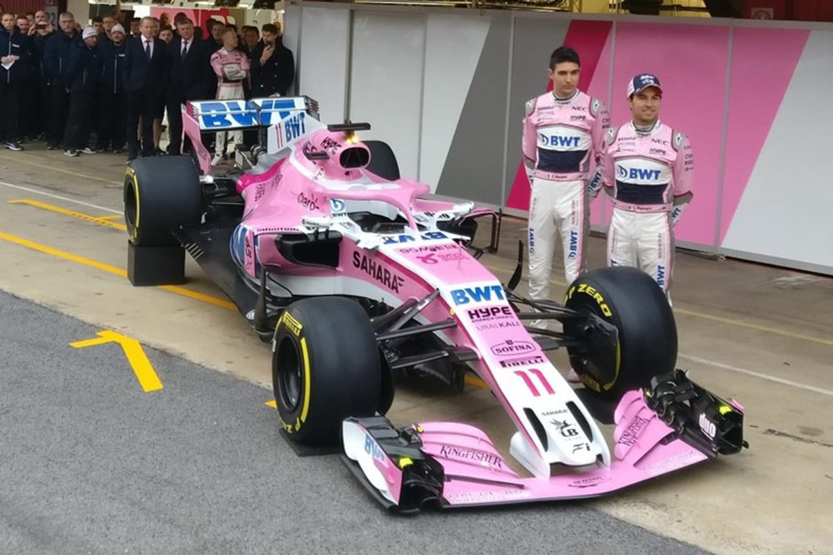 フォース・インディア、2018年F1マシン『VJM11』を発表
