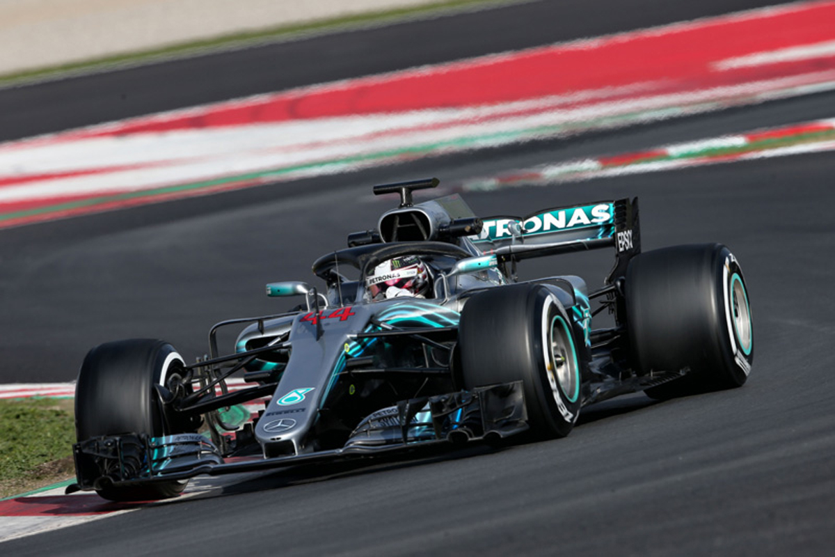 F1バルセロナ合同テスト最終日 結果：ルイス・ハミルトンが最速タイム