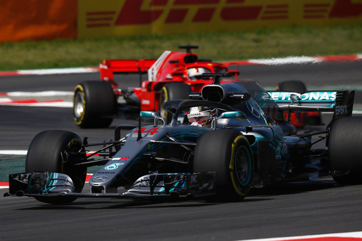 F1スペインGP フリー走行2回目：ルイス・ハミルトンがトップタイム