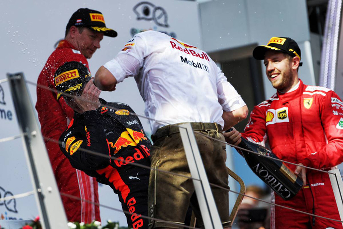 フェラーリ：ダブル表彰台でランキング首位奪還 / F1オーストリアGP