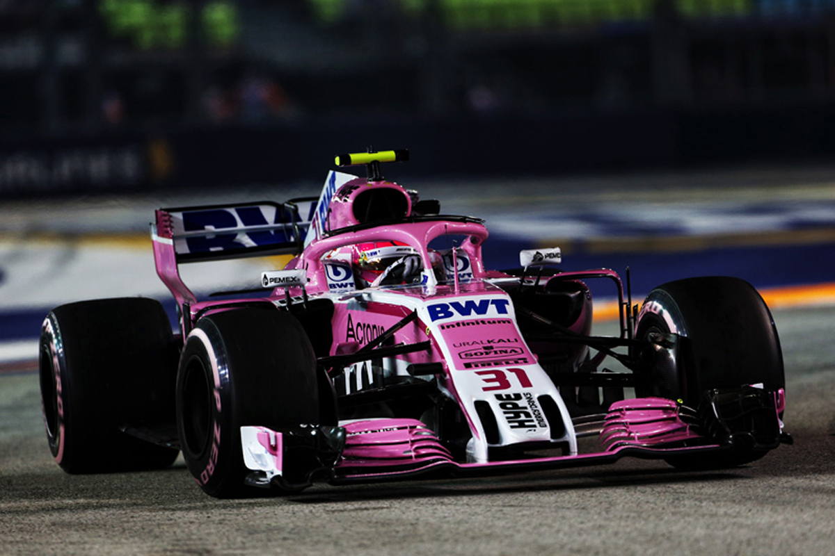 フォースインディア：F1シンガポールGP 金曜フリー走行レポート