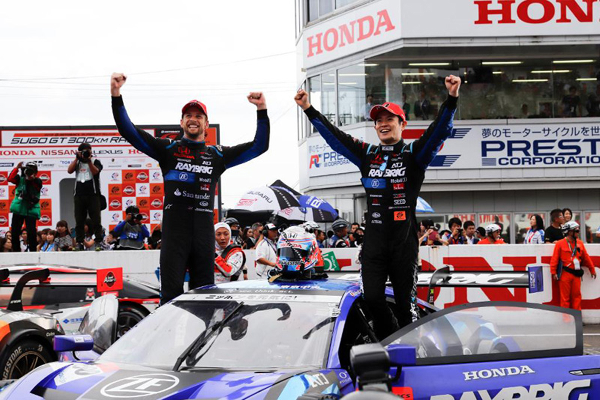 ジェンソン・バトン、SUPER GT初優勝 「とても感動的な結果」