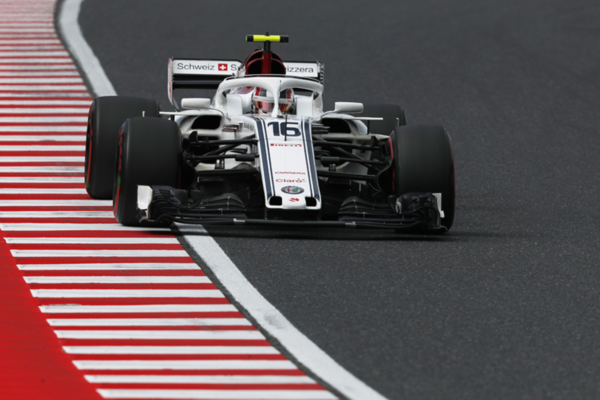 ザウバー：シャルル・ルクレールが11番手 / F1日本GP 予選