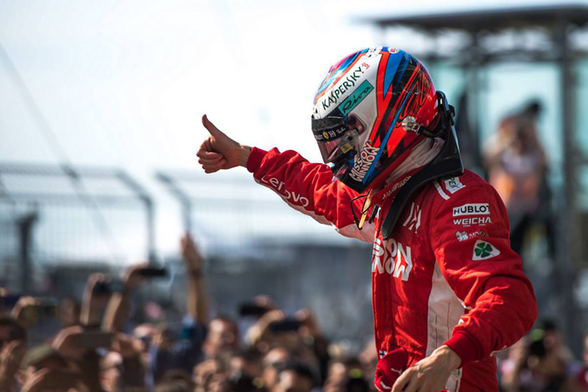 フェラーリ：キミ・ライコネンがチーム復帰後初勝利 / F1アメリカGP