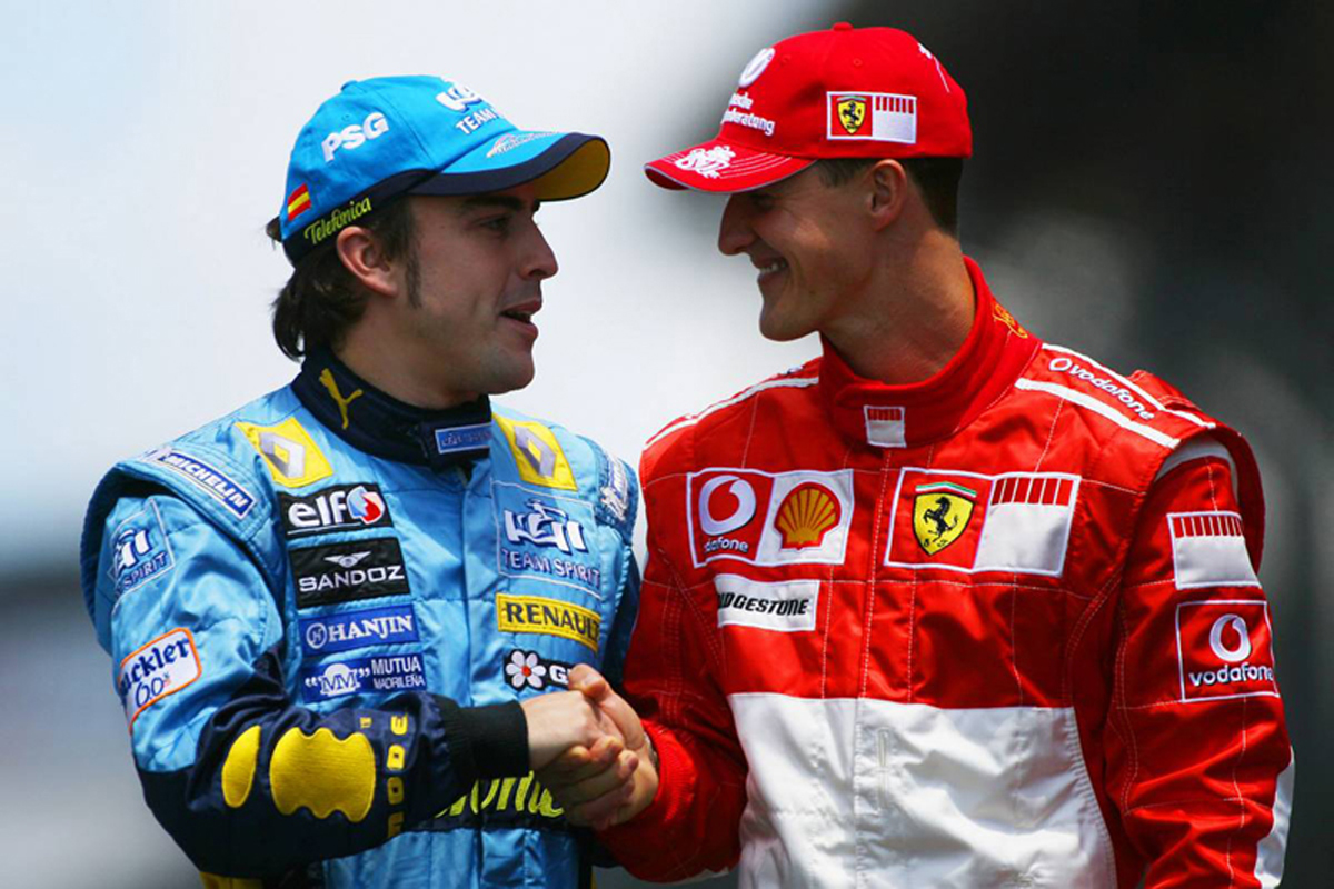 フェルナンド・アロンソ 「F1最大のライバルはミハエル・シューマッハ」