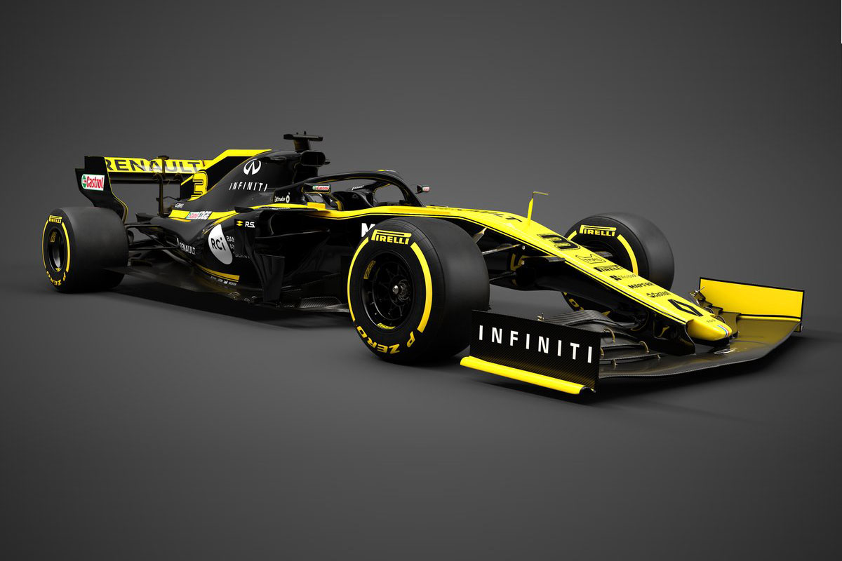 ルノーF1チーム、2019年F1マシン『R.S.19』を発表