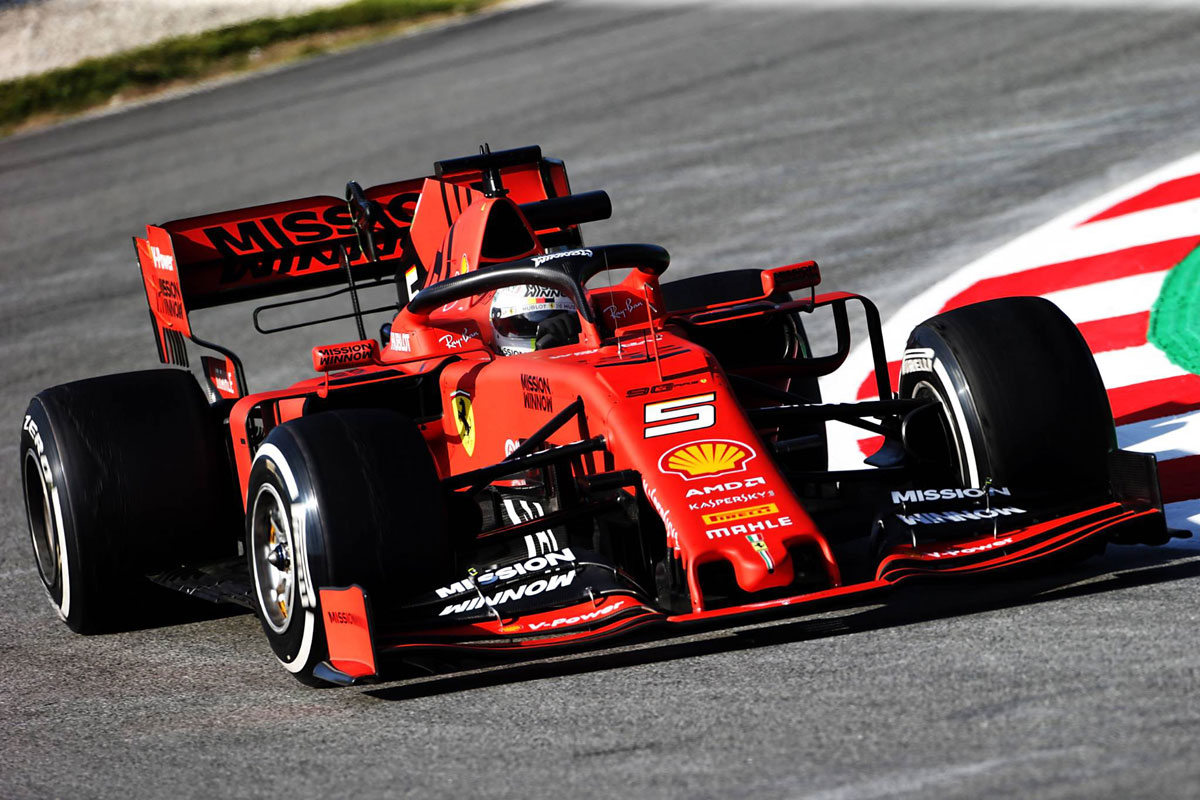 F1バルセロナテスト 1日目 結果 | セバスチャン・ベッテルがトップタイム