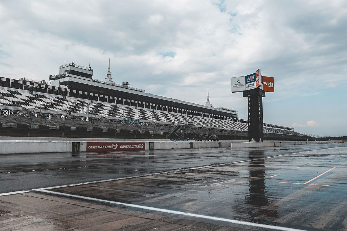 インディカー | 第14戦ポコノ 予選：雨により予選がキャンセル