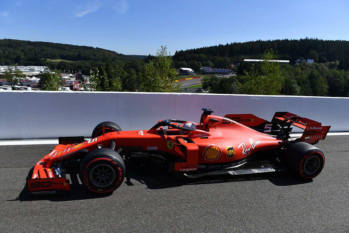 F1ベルギーGP フリー走行1回目 | セバスチャン・ベッテルがトップ