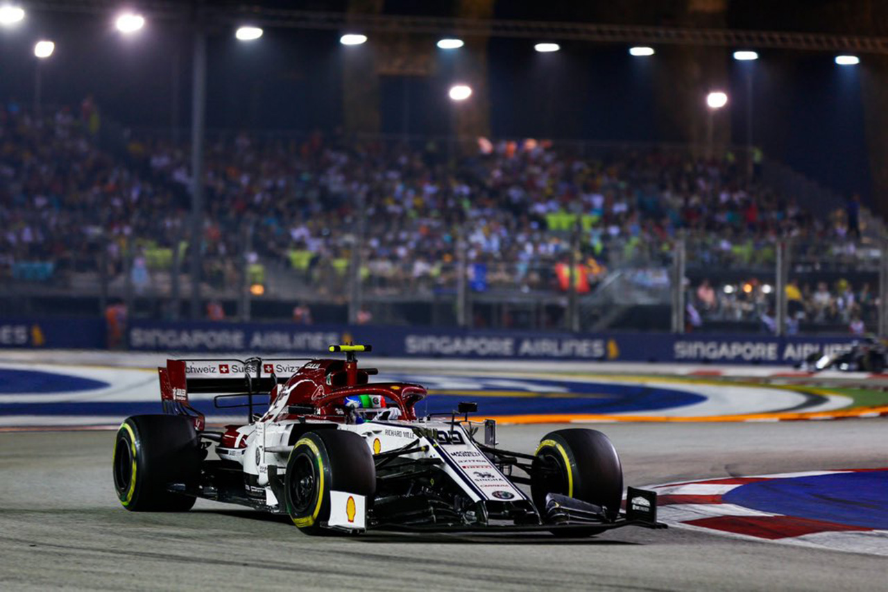 アルファロメオ、ジョビナッツィが3度目の入賞 / F1シンガポールGP
