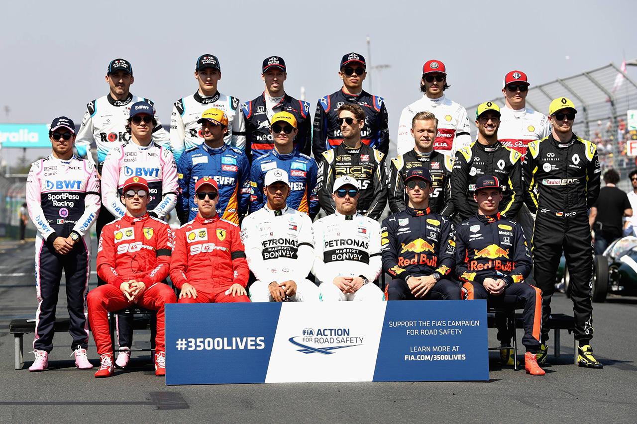 2020年 F1ドライバーラインナップ … 未発表は残り4シート