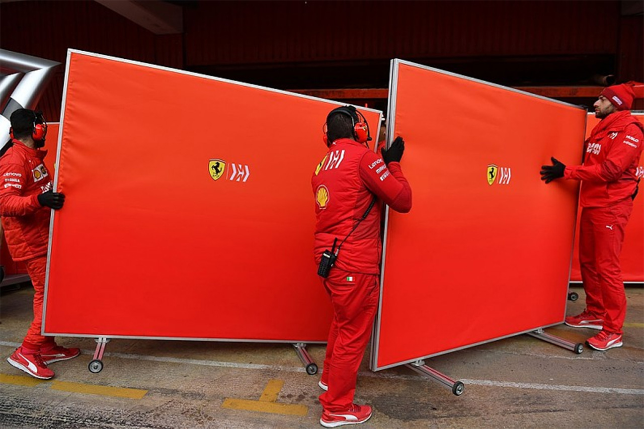 F1 | 公式テストでスクリーンなどでF1マシンを隠すことを禁止