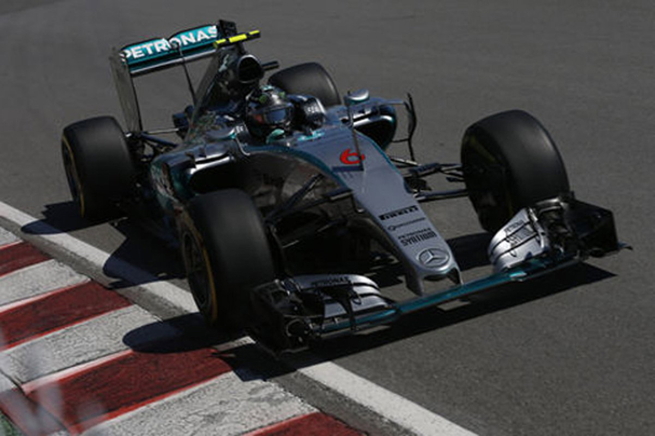 F1カナダGP フリー走行3回目：ニコ・ロズベルグがトップタイム