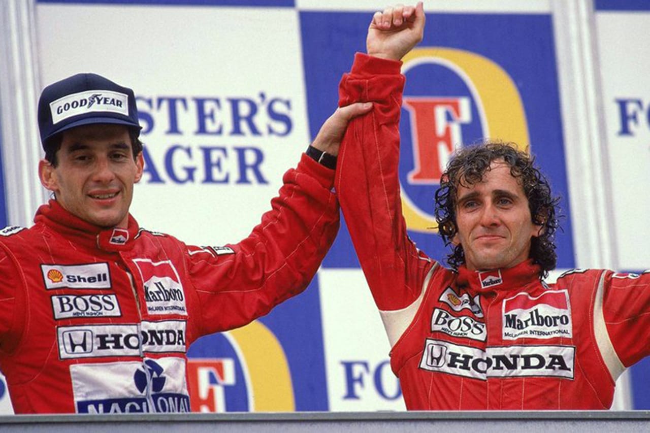 F1：アラン・プロスト 「セナとのライバル関係/友情ともに生きている」