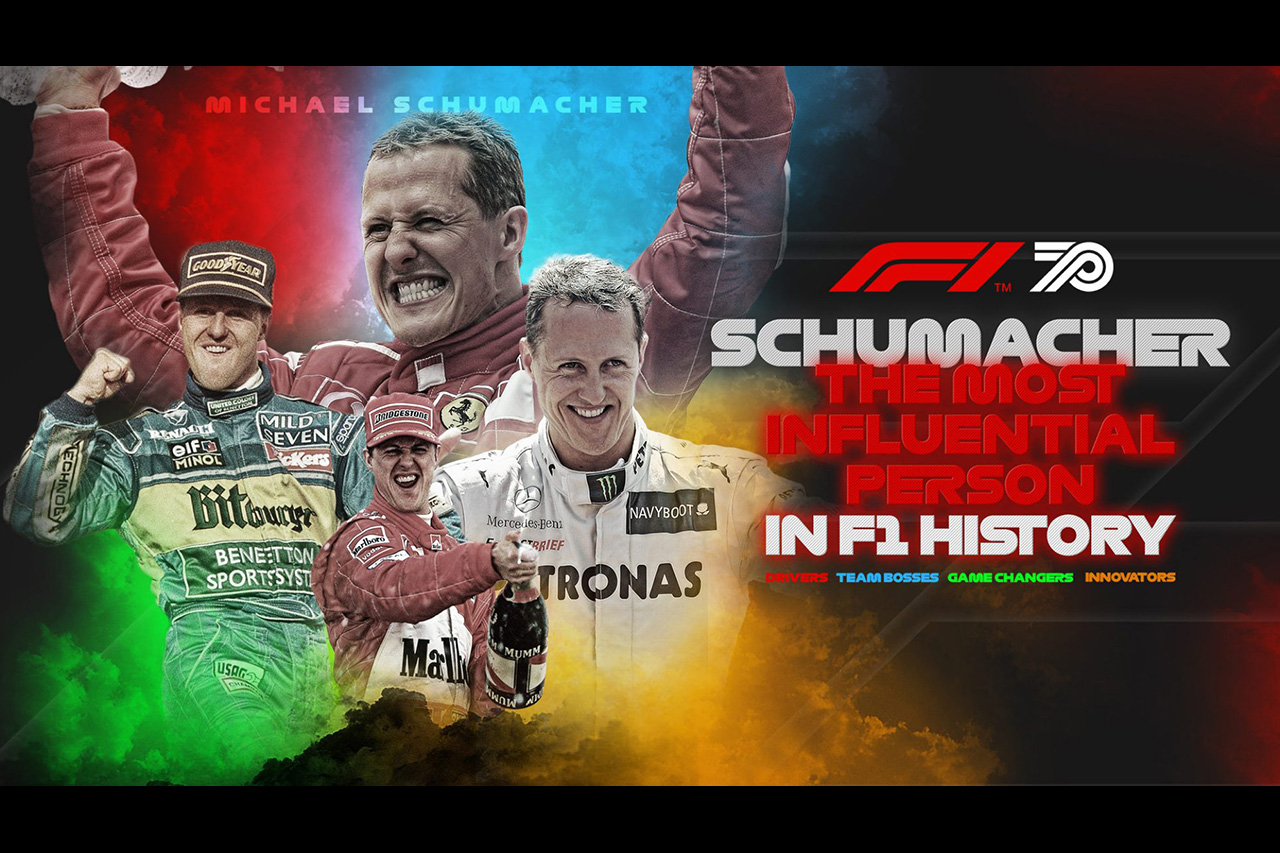 ミハエル・シューマッハ、F1史上“最も影響力ある人物”に選出