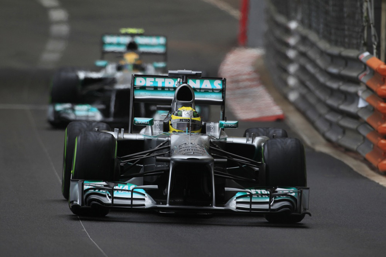 メルセデス：2戦連続でフロントローを独占 （F1モナコGP 予選）