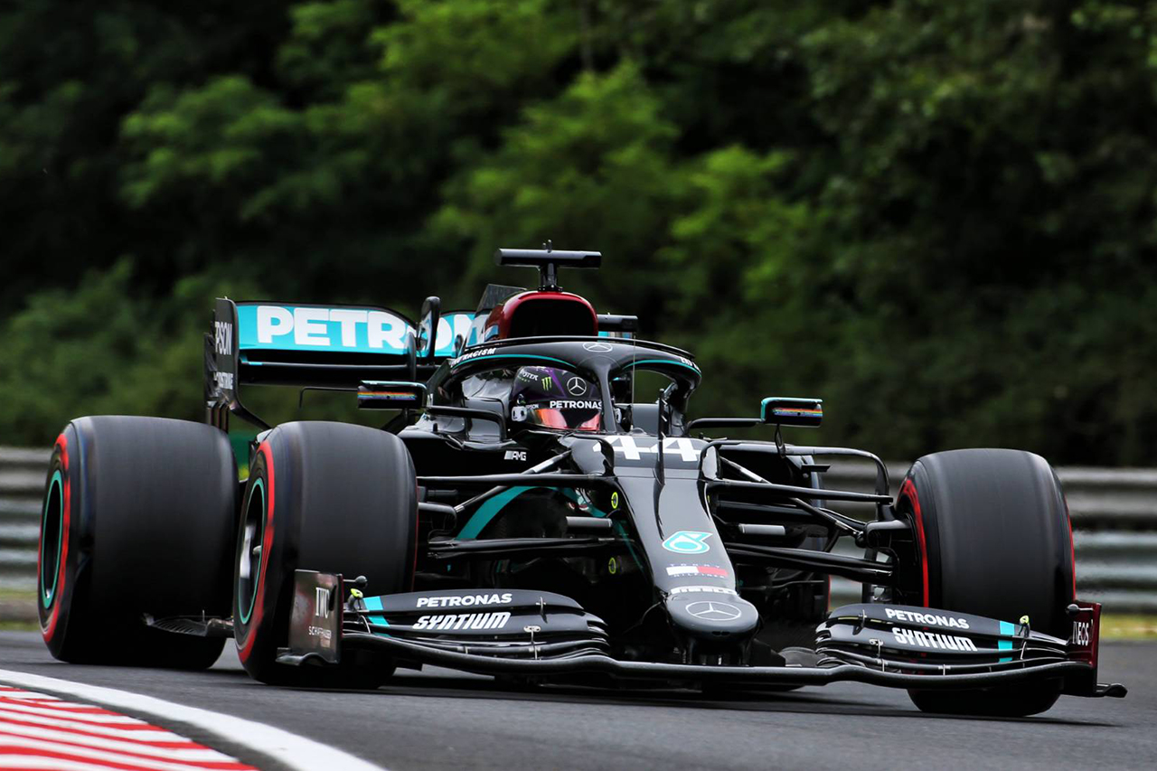 F1ハンガリーGP フリー走行1回目：メルセデス勢が1-2スタート