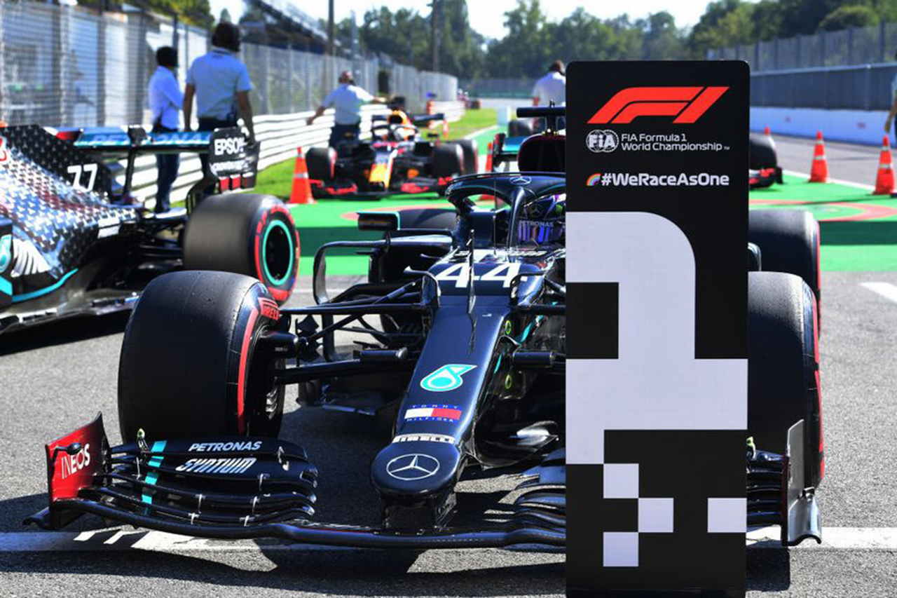 2020年 F1イタリアGP 決勝：スターティンググリッド