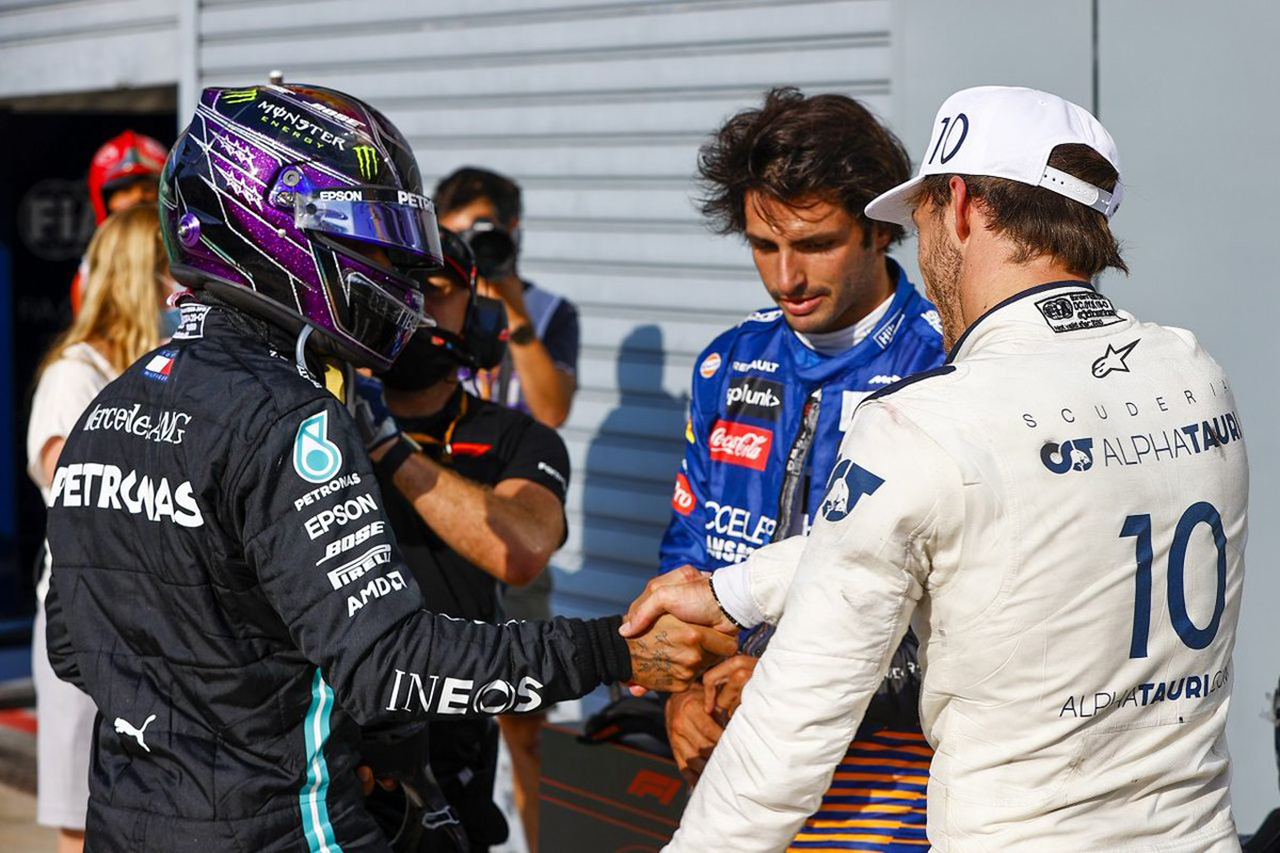 ピエール・ガスリー、F1王者ハミルトンから称賛に感激 「特別な存在」