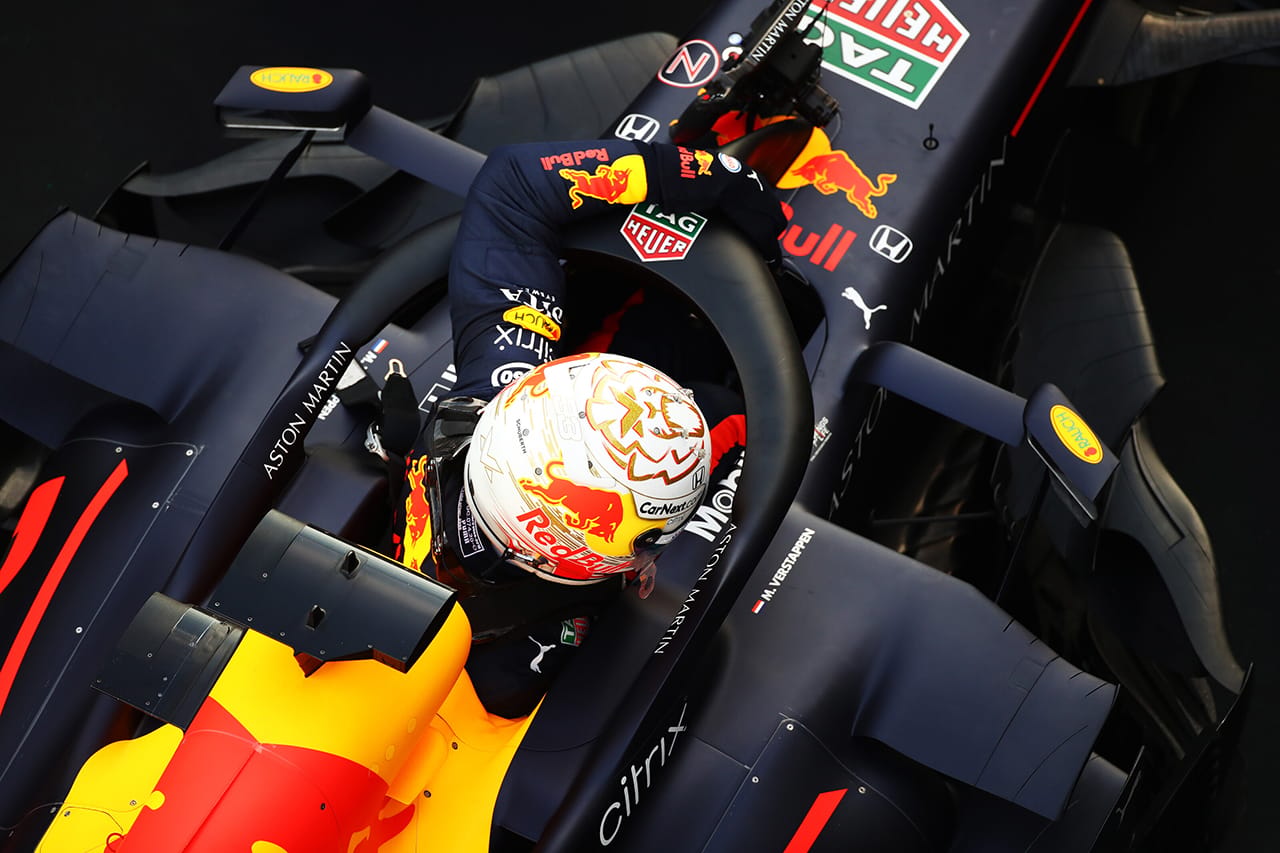 レッドブル・ホンダF1 「メルセデスを分断してのフロントローは驚異的」