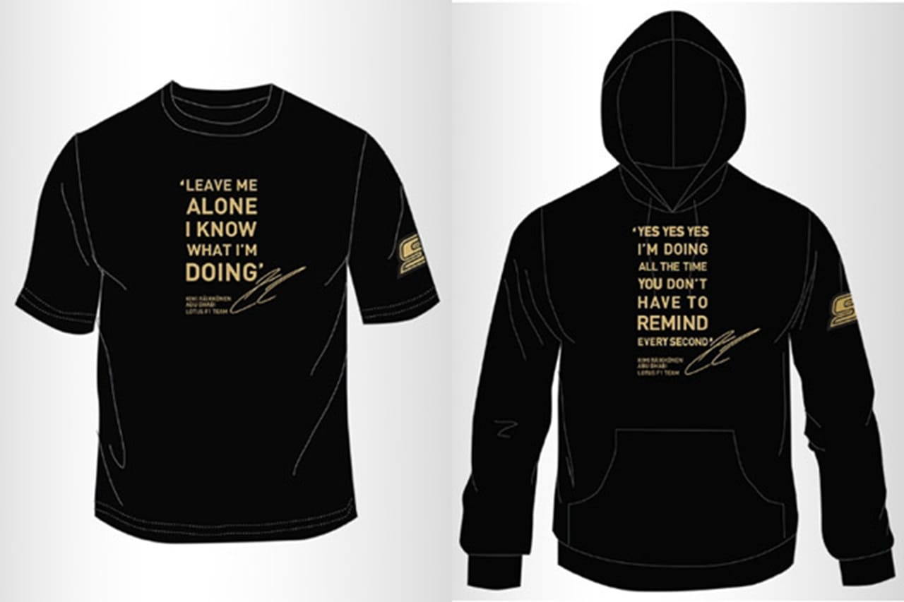 キミ・ライコネン “ほっといてくれ”Tシャツが欧州で販売開始