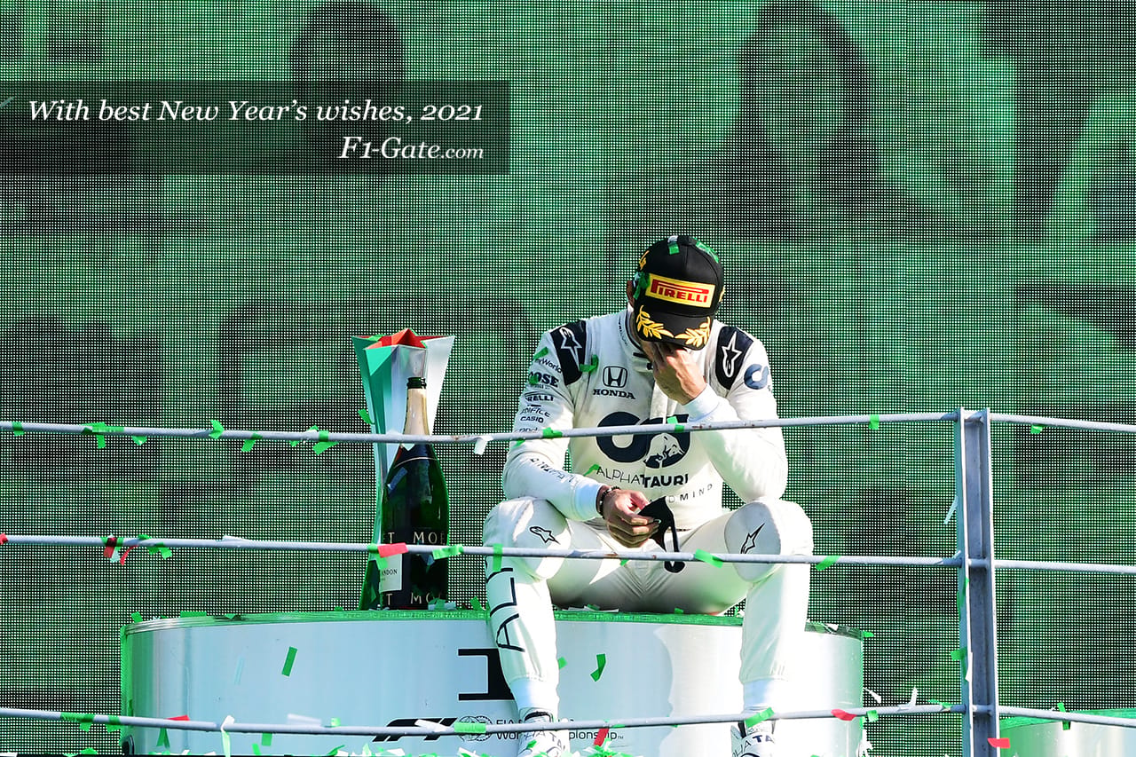 With best New Year’s wishes 2021年もF1で感動を！