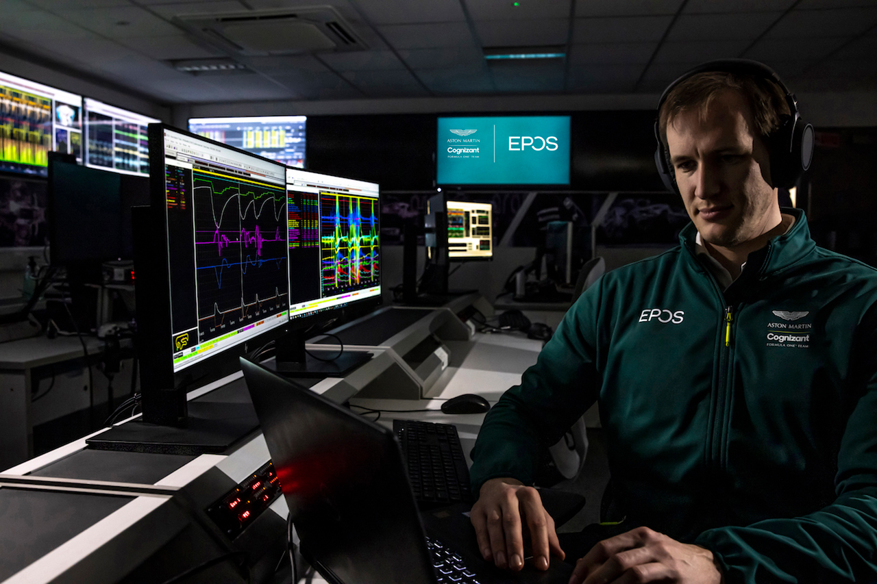 アストンマーティンF1、EPOS（イーポス）とスポンサー契約