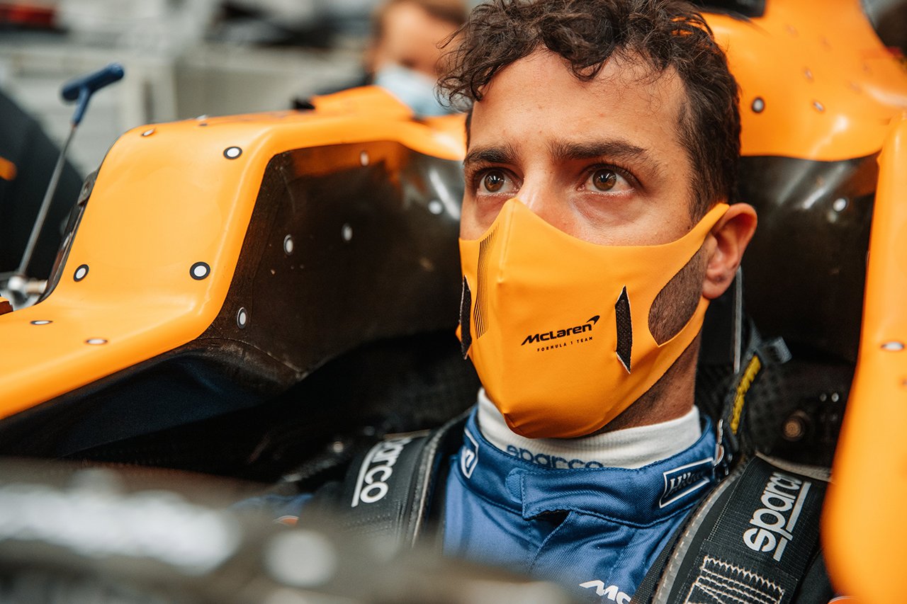 ダニエル・リカルド、MCL35Mのシートは一発では完成せず
