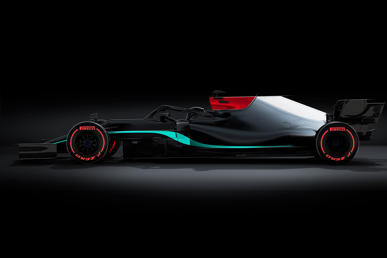 メルセデスF1、W12のブラック＆シルバーのカラーリングをティザー公開