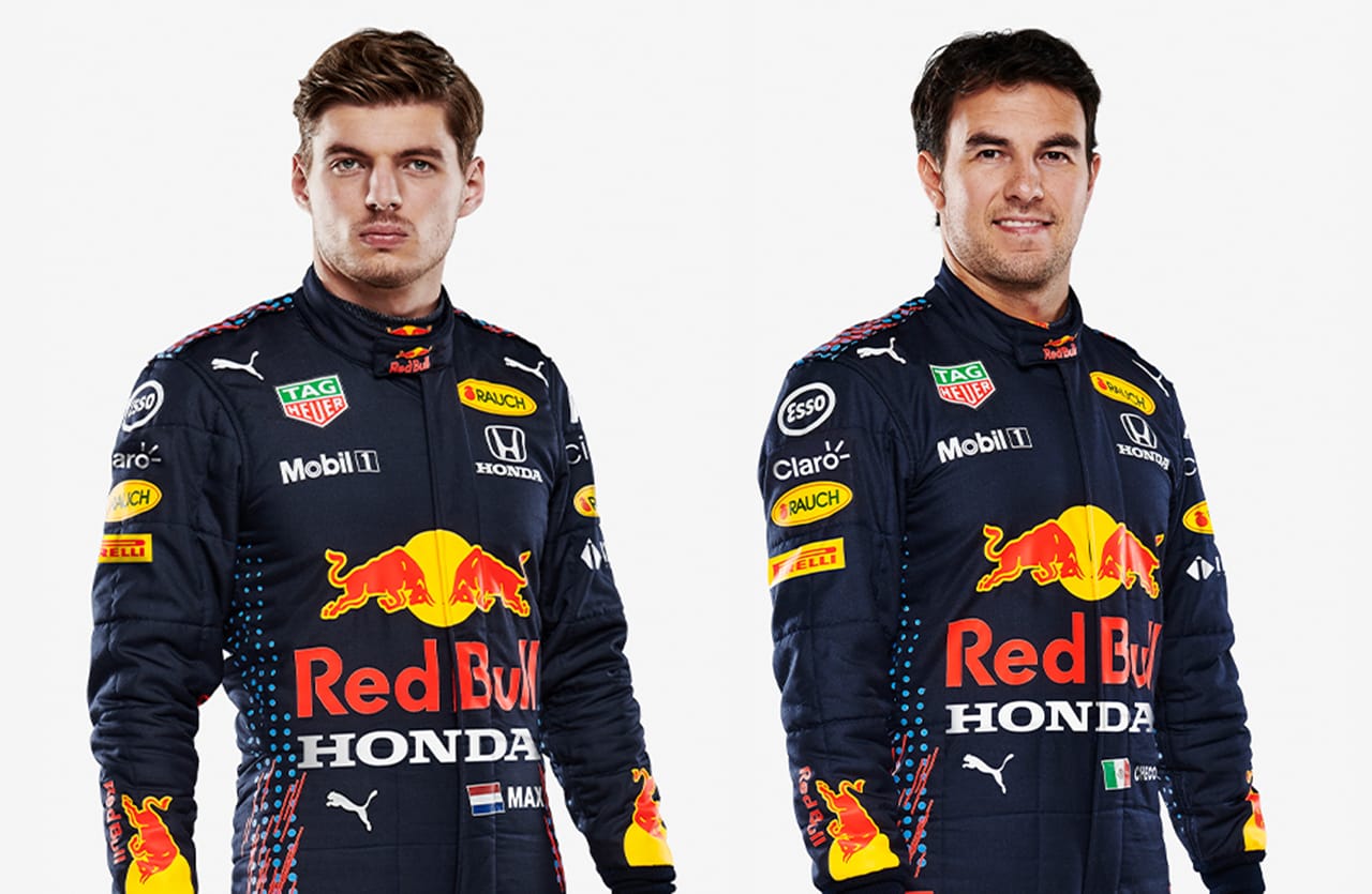 レッドブル・ホンダF1、2021年仕様のレーシングスーツを披露