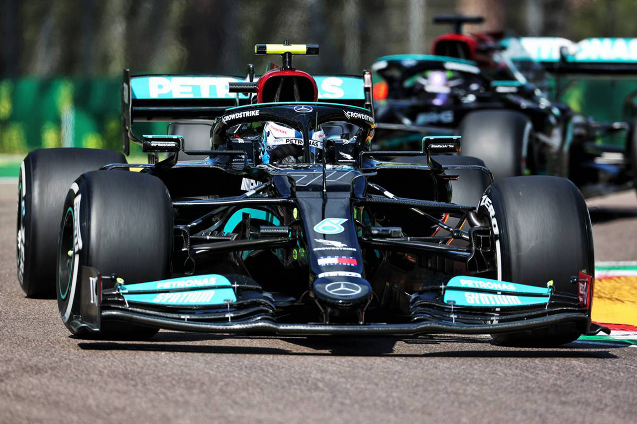 F1エミリア・ロマーニャGP フリー走行2回目：メルセデスF1がワンツー