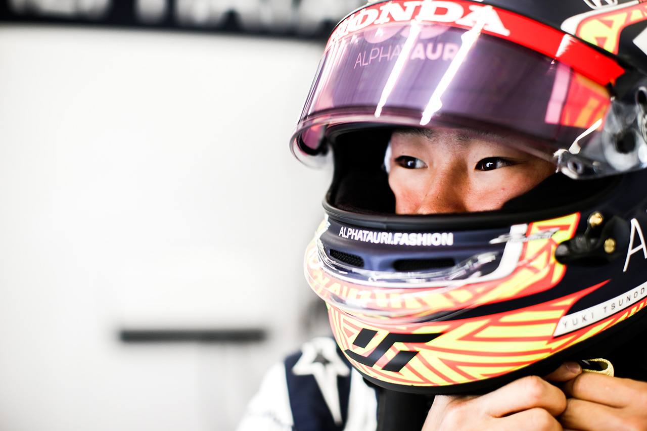 アルファタウリ・ホンダF1の角田裕毅 「今週末に僕が目指すのは安定性」