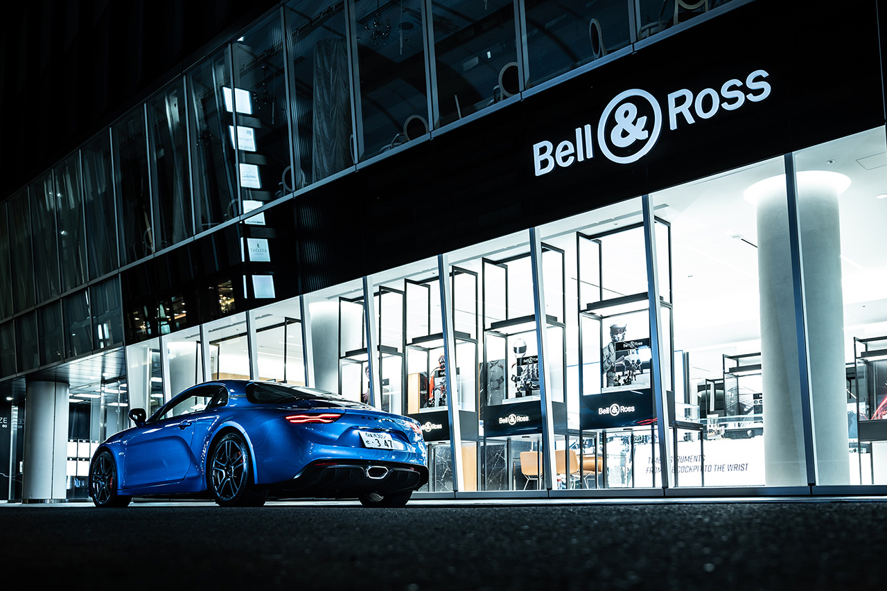 アルピーヌF1とBell＆Rossのコラボウォッチ発売を記念した展示イベント