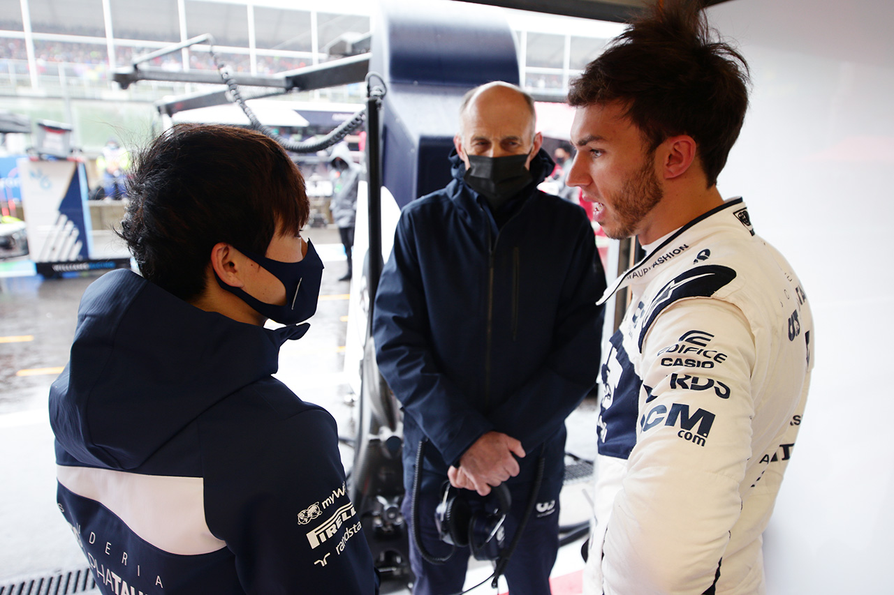 角田裕毅が分析するピエール・ガスリーとのドライビングスタイルの違い
