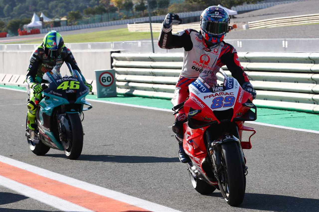 MotoGP バレンシアGP：ホルヘ・マルティンがポールポジション獲得