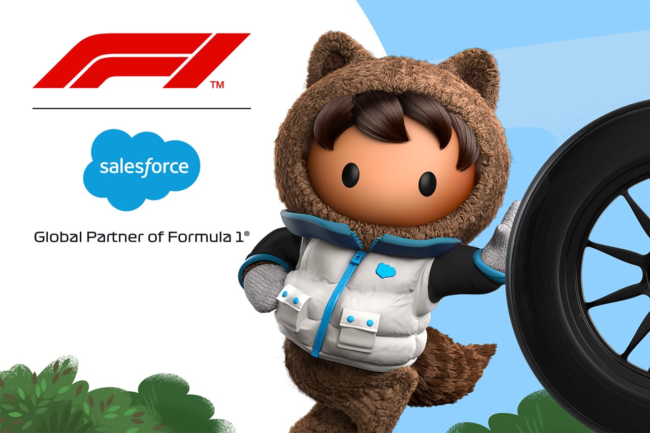 F1、セールスフォースとの5年間のパートナーシップを発表