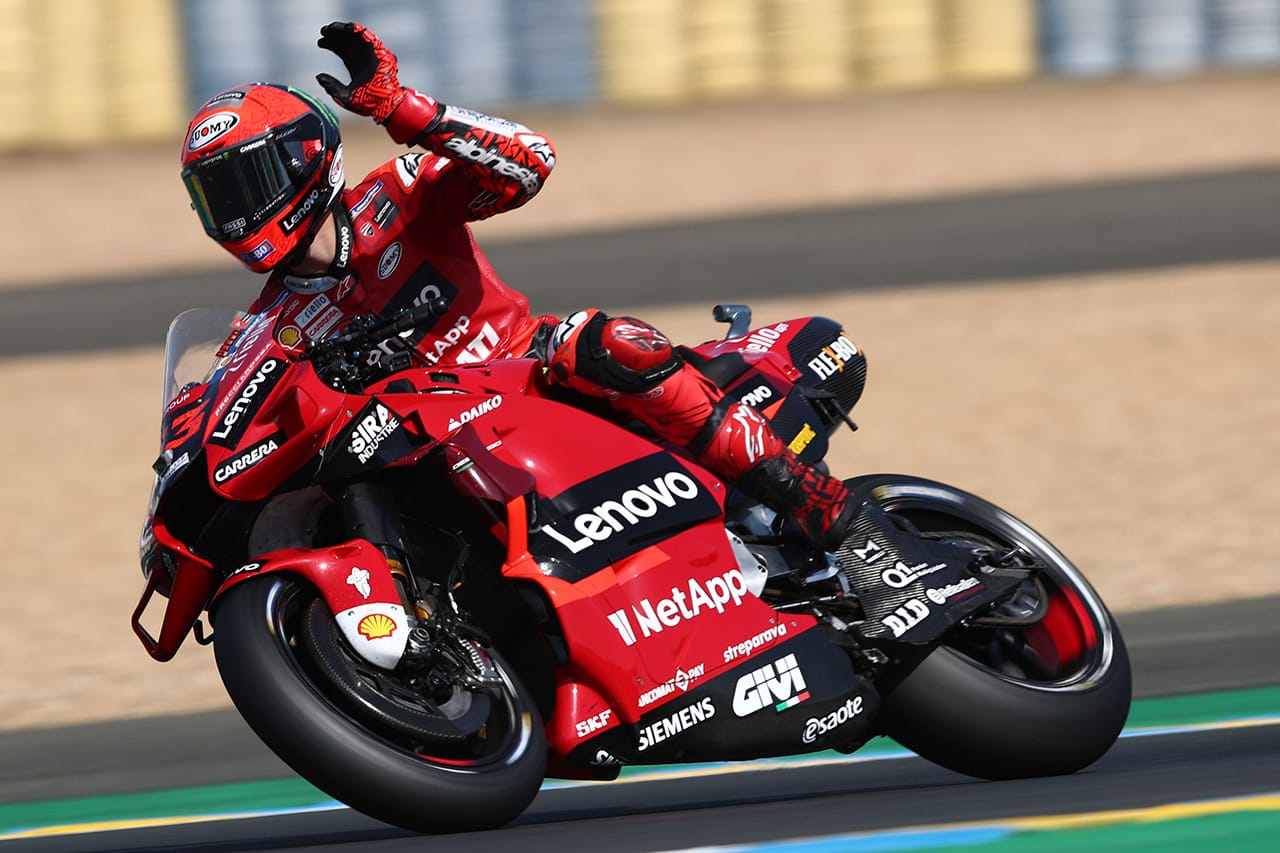MotoGP フランスGP：フランチェスコ・バニャイアが2戦連続PP獲得