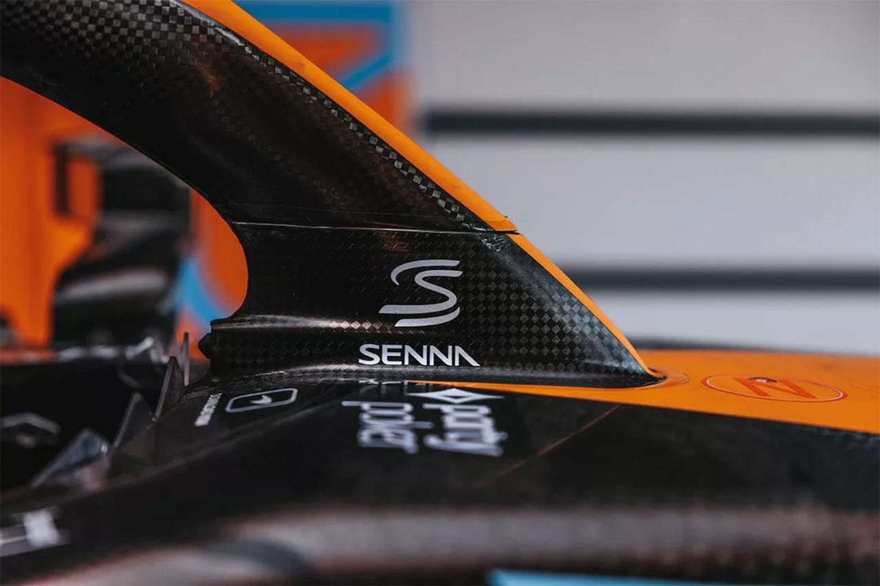 マクラーレンF1、アイルトン・セナのロゴをモナコGPからマシンに掲載