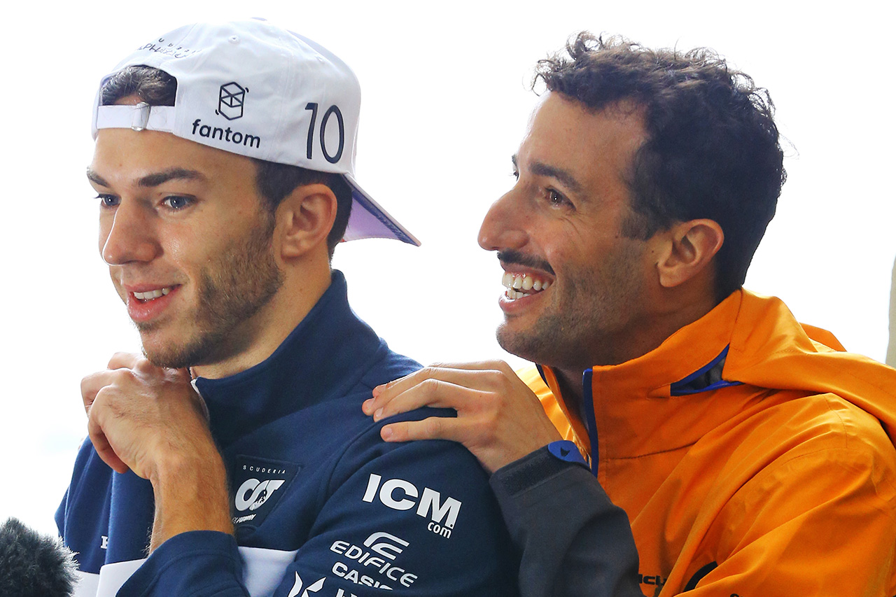 ダニエル・リカルド 「ガスリーは最も過小評価されているF1ドライバー」