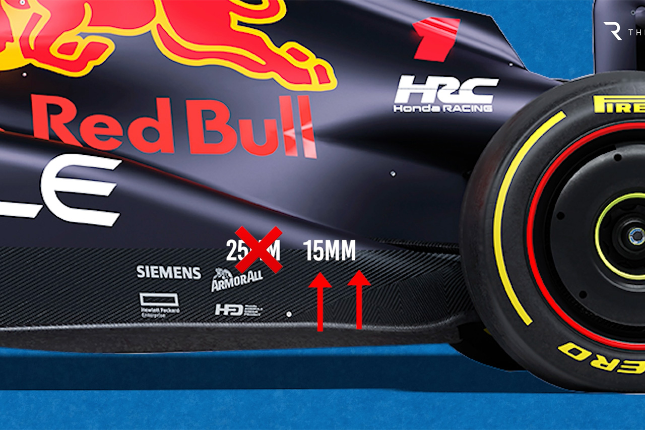 F1技術解説：2023年のフロア変更への対応はレッドブルがすでに先行？