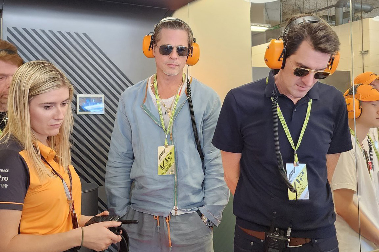 F1チーム代表、ブラッド・ピットらF1映画の制作関係者と面会