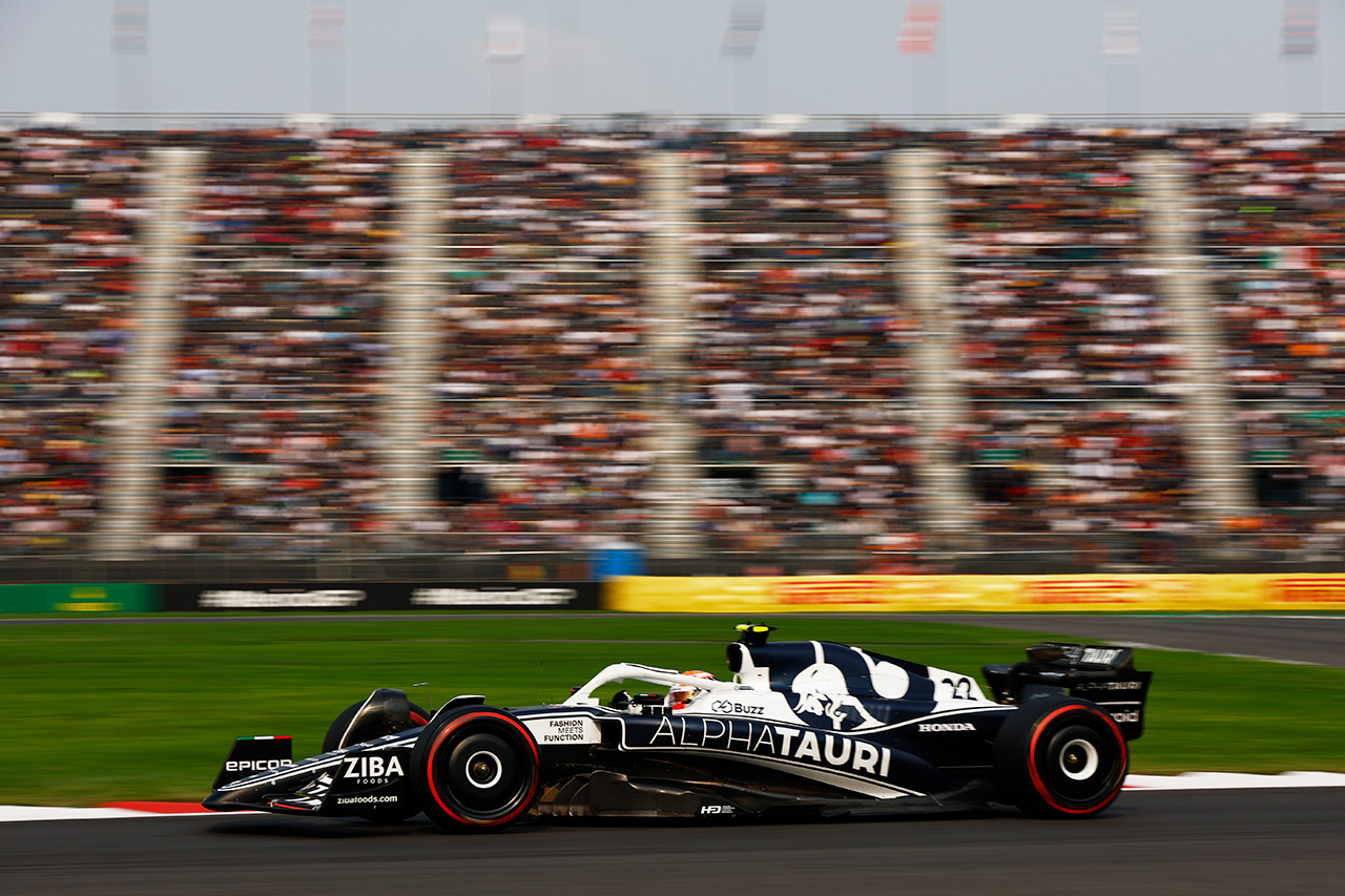 F1メキシコGP FP2 速報：角田裕毅2番手 マックス・フェルスタッペン6番手