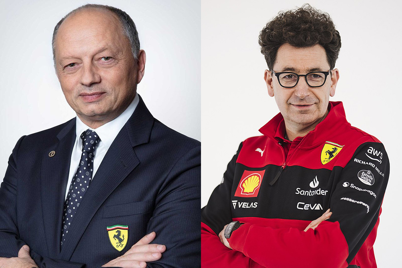 フェラーリF1、ビノットとバスールのチーム代表の肩書に不吉な違い