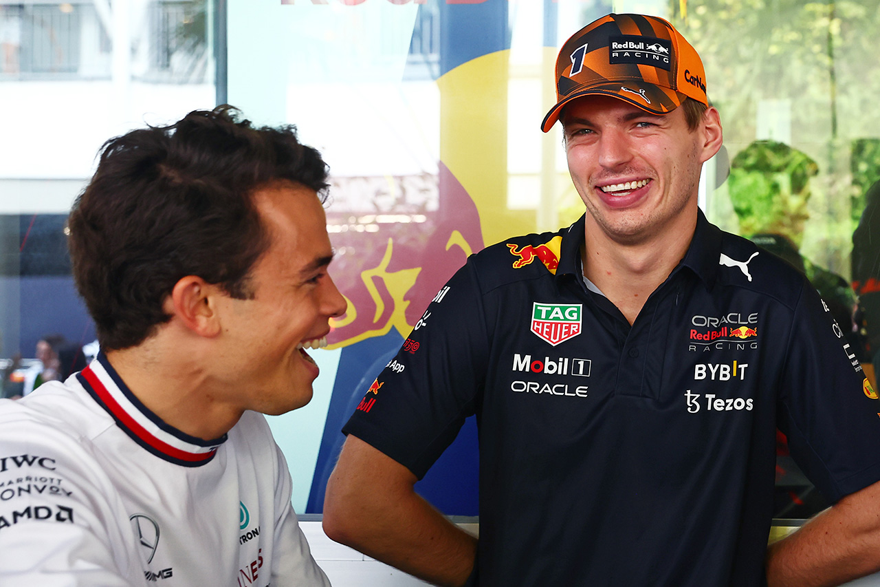 フェルスタッペン 「デ・フリースはまさにアルファタウリF1に必要な人材」