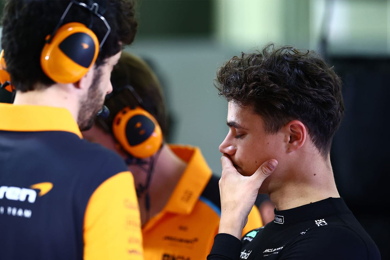 ランド・ノリス、マクラーレンF1の惨めな状況に壁を殴打との目撃情報
