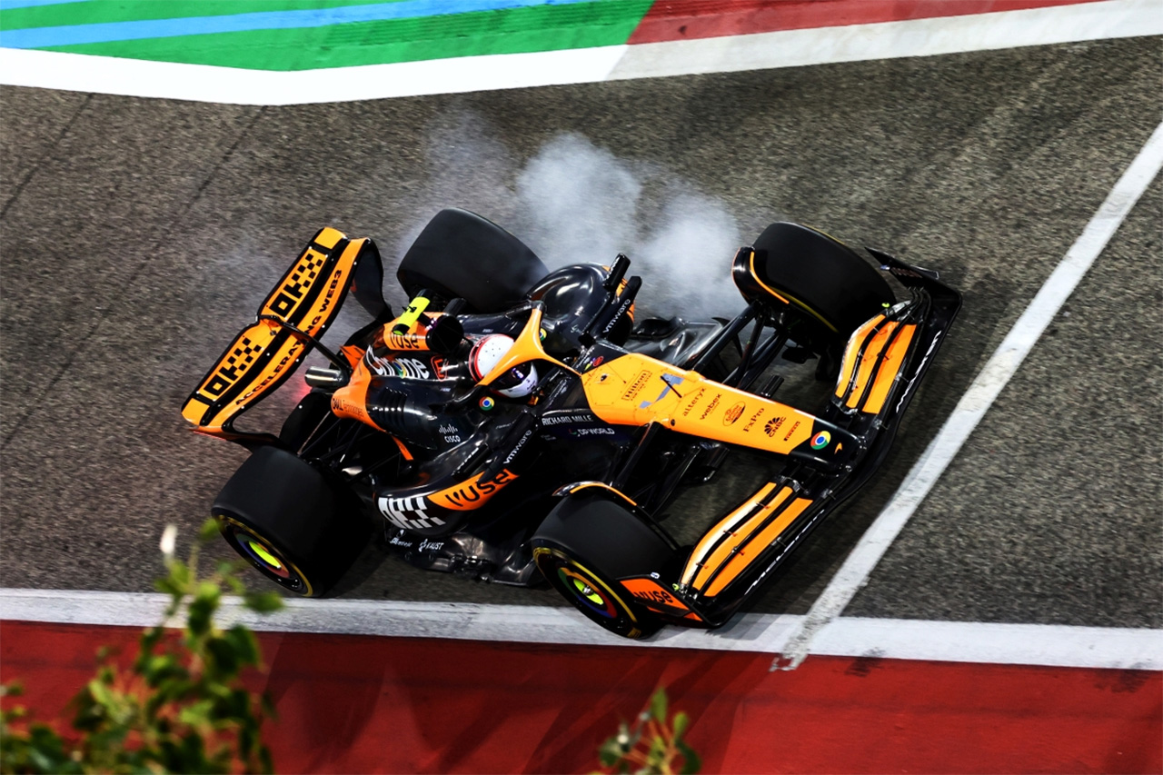 マクラーレンF1 先代モデル比でのMCL38のリアグリップ向上に満足