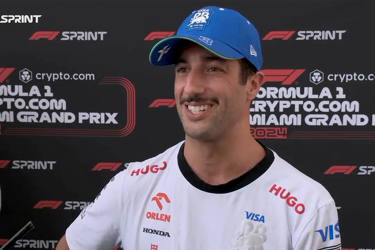 ダニエル・リカルド F1マイアミGPスプリント予選4位「とても誇りに思う」